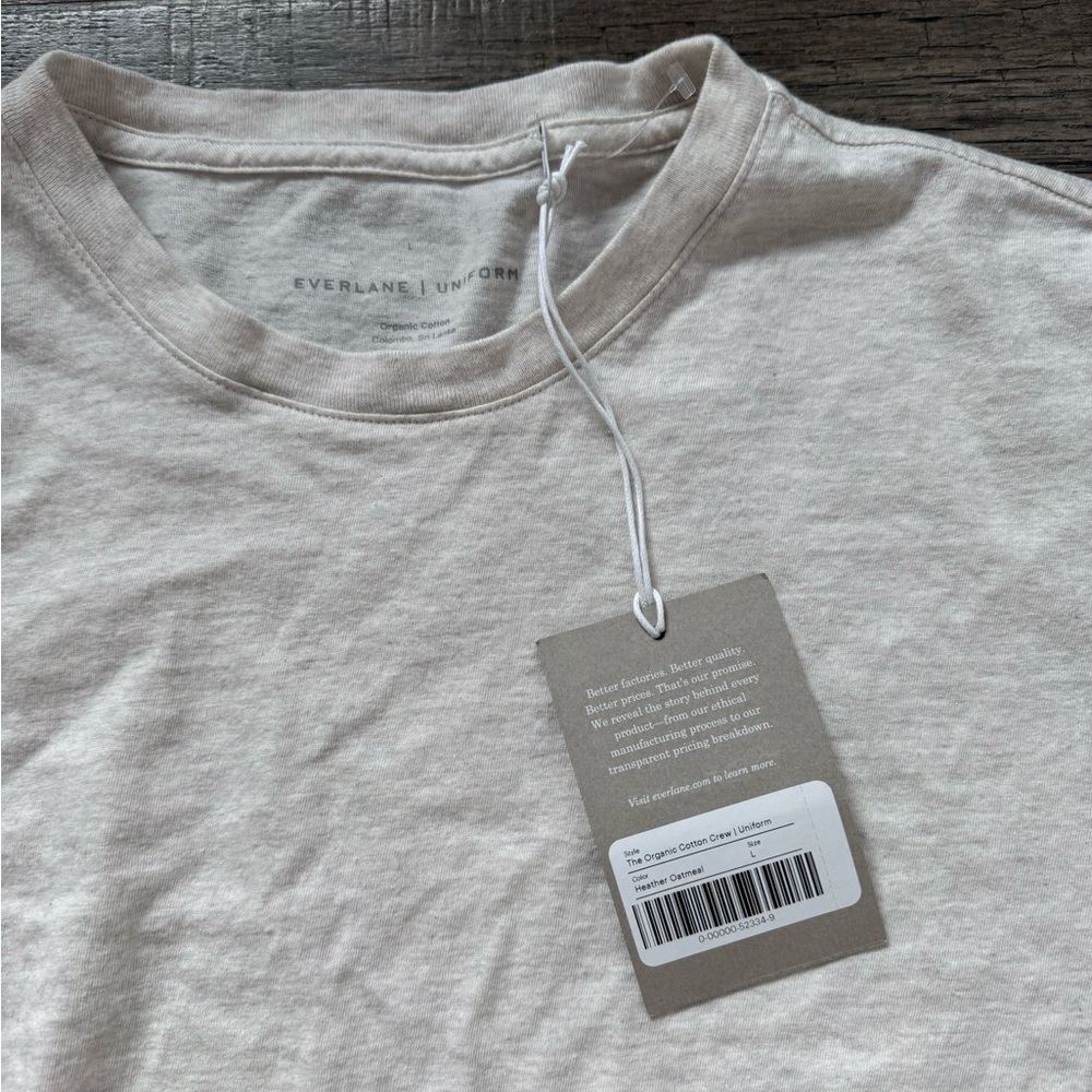 COPY - NEW WITH TAGS MENS EVERLANE SHIRT SIZE LARGE - Picture 3 of 3